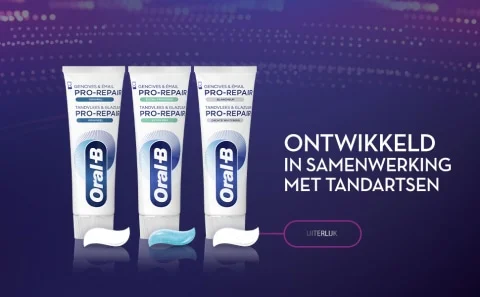 Ontwikkeld in samenwerking met tandarsten.