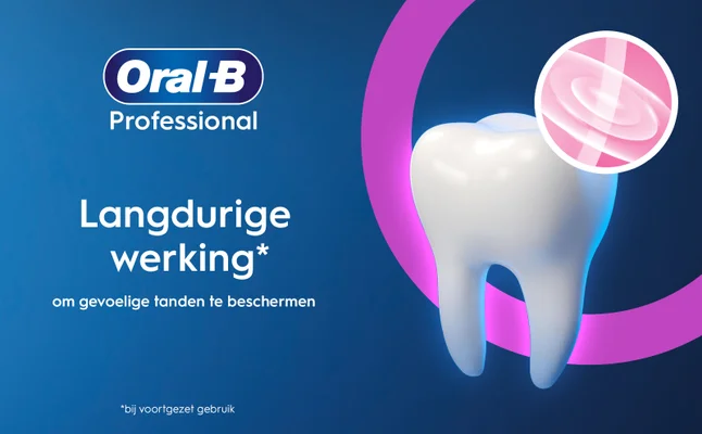 Image 1 - Image features a blue background with radial rays, prominently displaying the logo Oral-B in white and the text PRO-KIDS 0-6 in colorful letters below it.
