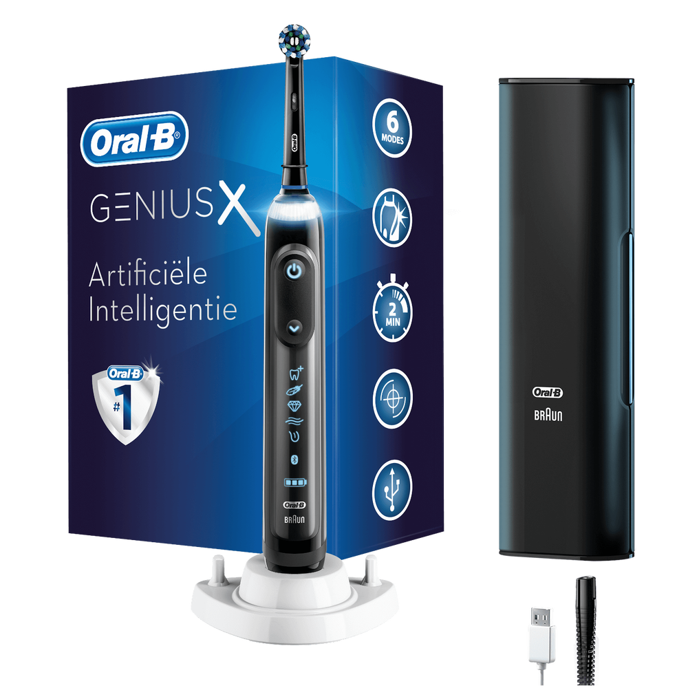 Genius X 20100S Elektrische Tandenborstel Zwart Afbeelding 1