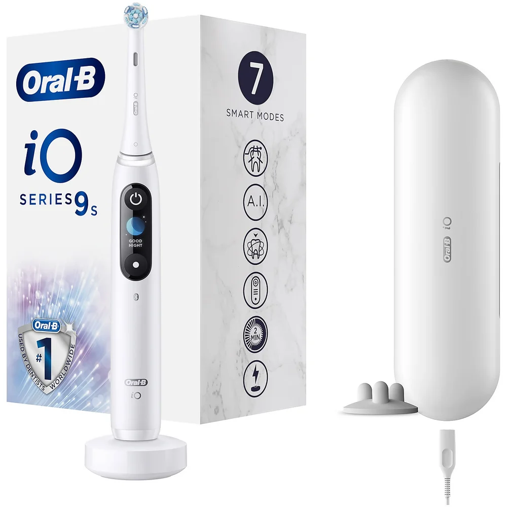 Oral-B iO - 9s Elektrische Tandenborstel Wit Afbeelding 1
