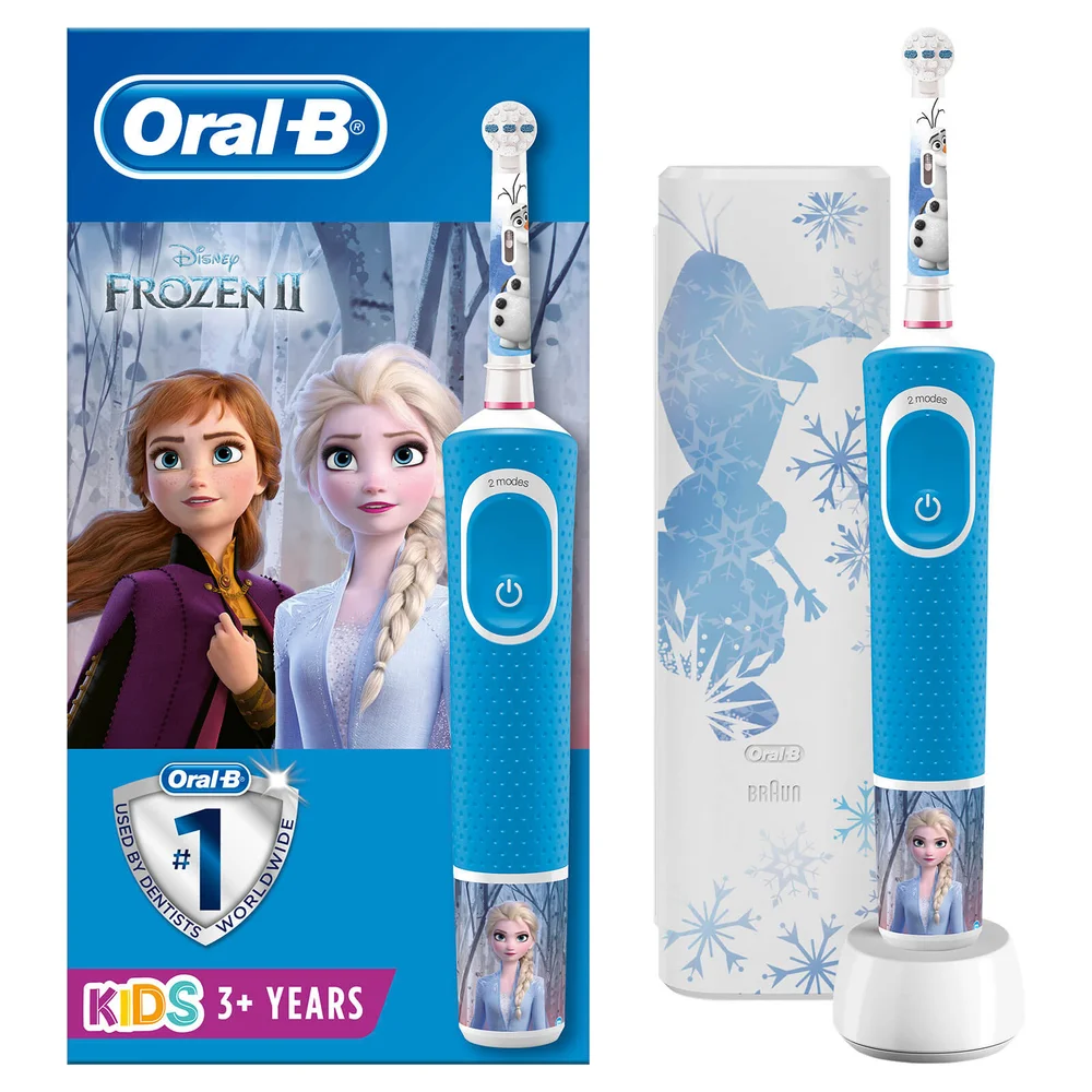 Oral-B Kids' Elektrische Tandenborstel Frozen II Met Exclusieve Reisetui Afbeelding 1