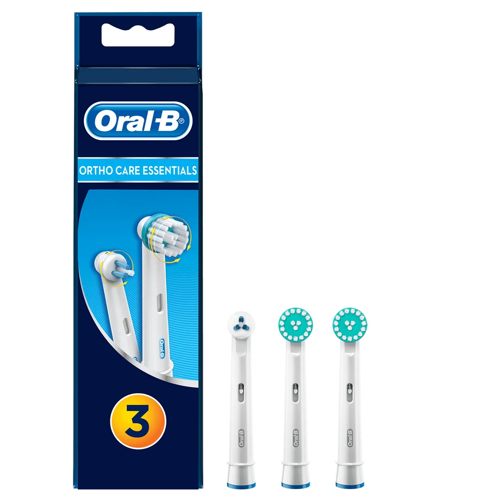 Oral-B Orthocare Essentials Opzetborstels, 3 Stuks Afbeelding 1