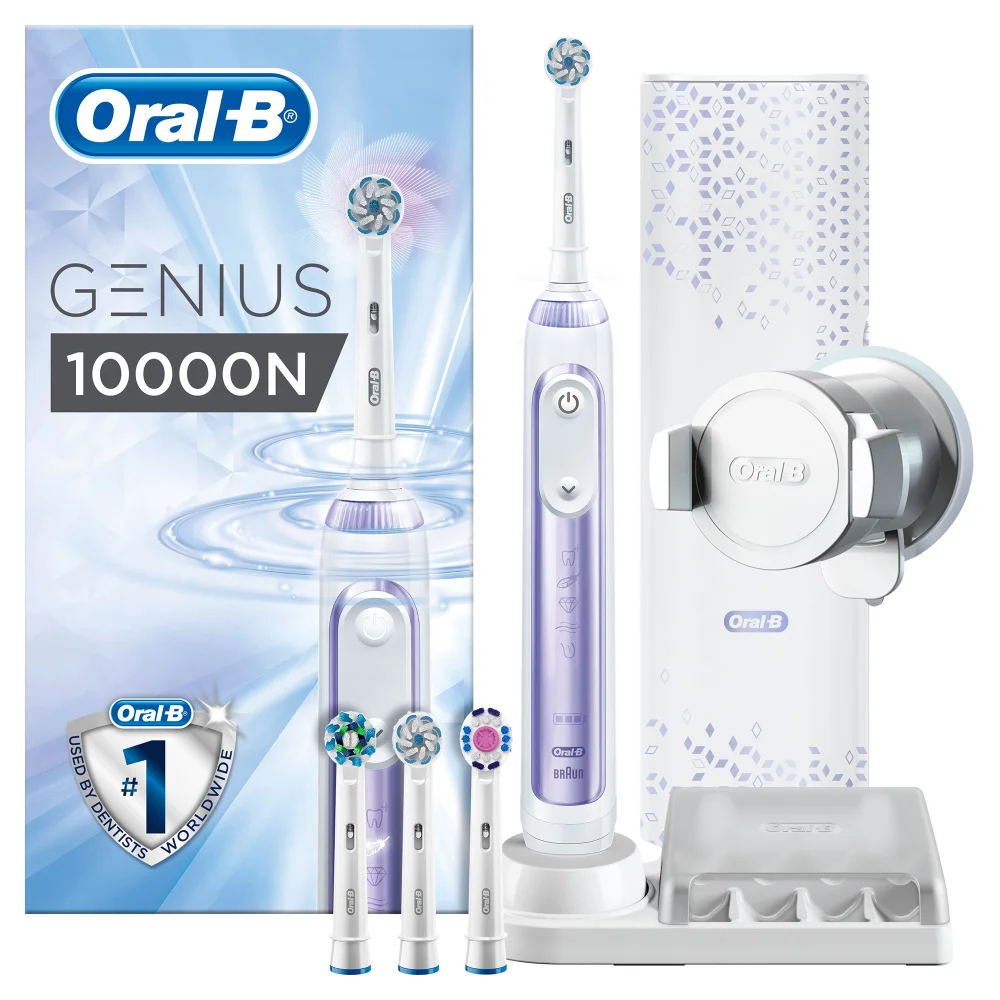 Oral-B Genius 10000N Orchid Purple Elektrische Tandenborstel Powered By Braun Afbeelding 1