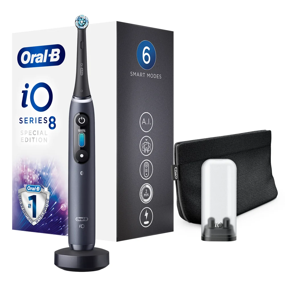 Oral-B iO8 Limited Edition Elektrische Tandenborstel Zwart Onyx Afbeelding 1