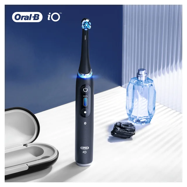 Oral-B iO Ultimate Clean Opzetborstels Zwart, 4 Stuks
