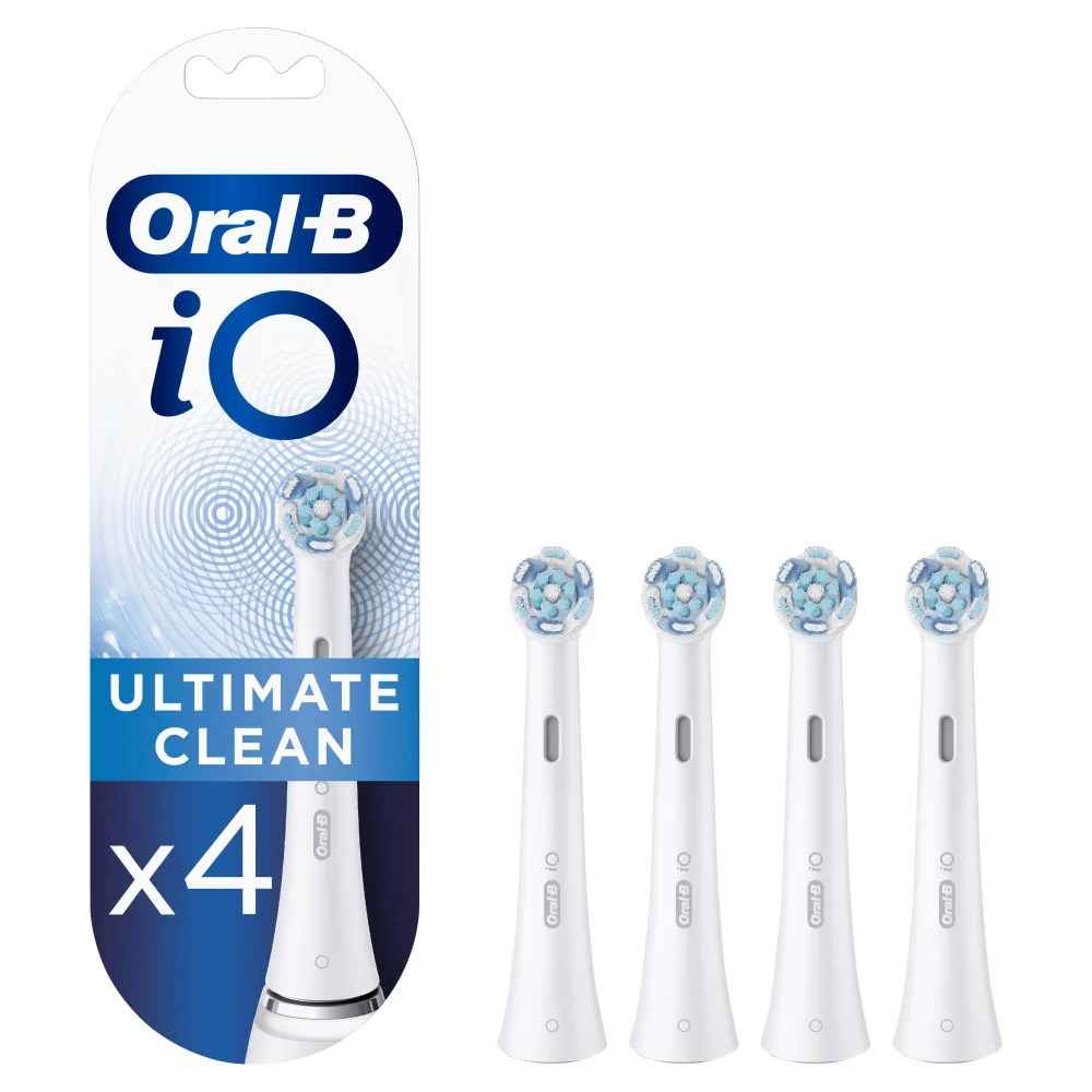 Oral-B iO Ultimate Clean Opzetborstels Wit, 4 Stuks Afbeelding 1