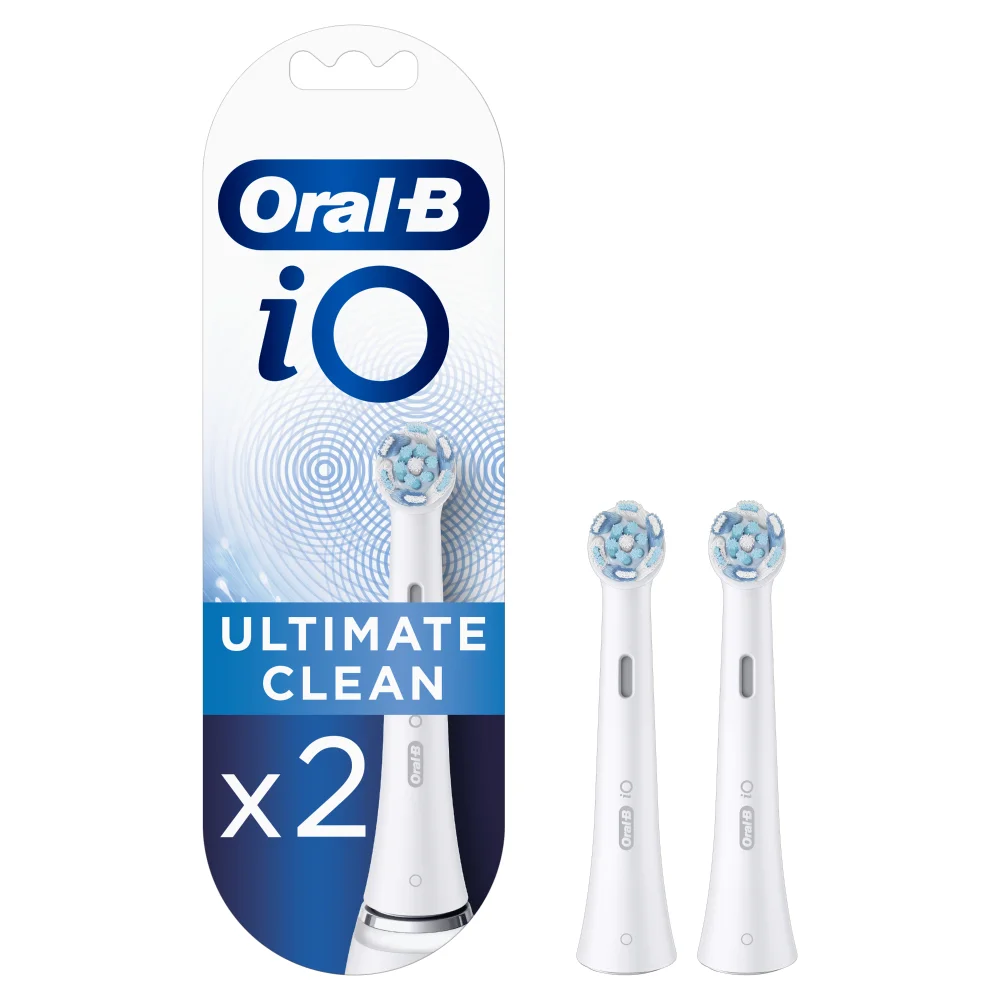 Oral-B iO Ultimate Clean opzetborstelss Wit, 2 Stuks Afbeelding 1