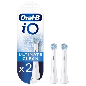 Oral-B iO Ultimate Clean opzetborstelss Wit, 2 Stuks