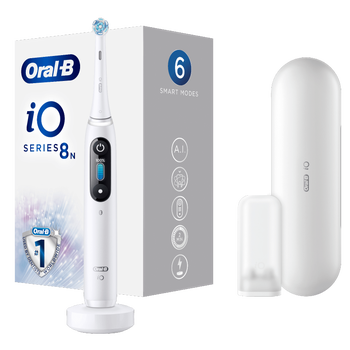Oral-B iO8n Elektrische Tandenborstel Wit