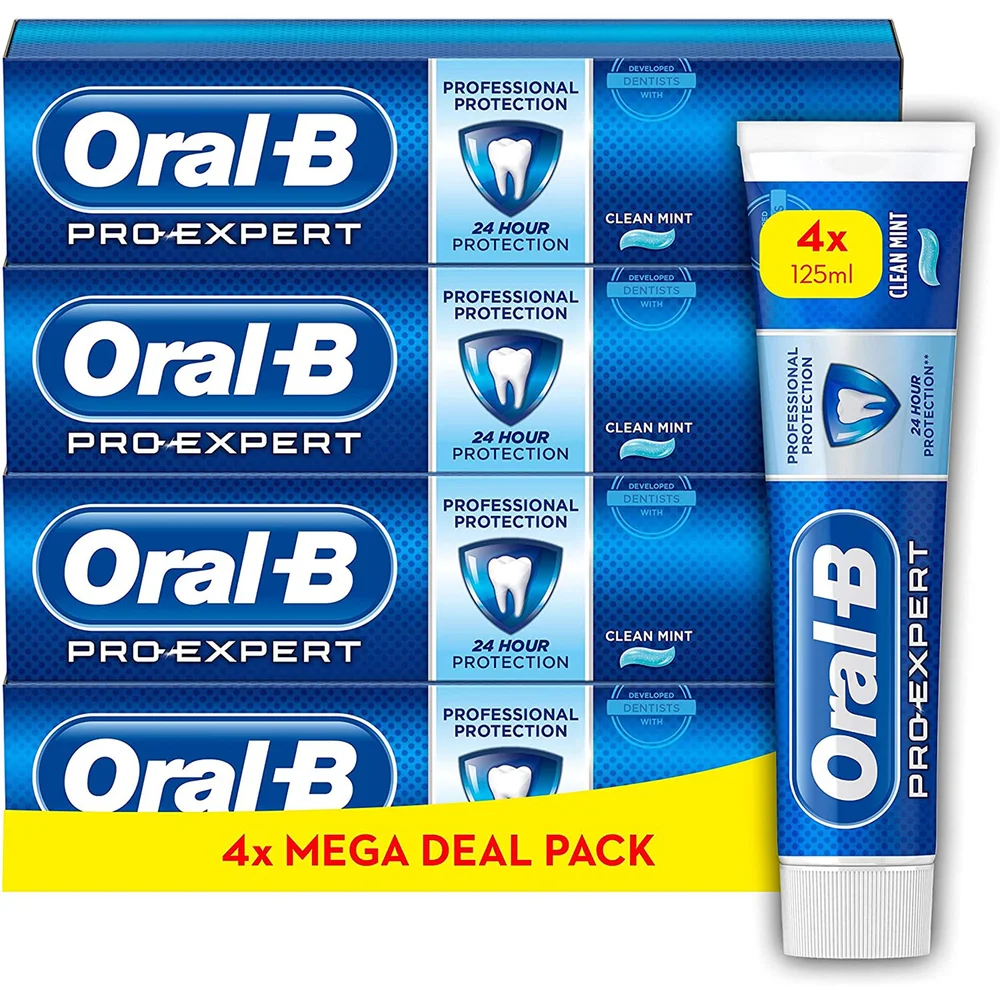 Oral-B Pro-Expert Professionele Bescherming Tandpasta 4X125 ml Afbeelding 1