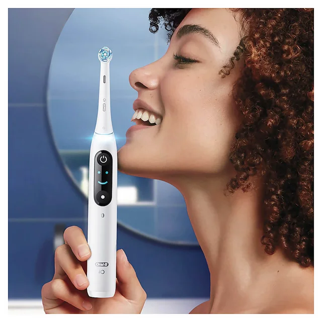 Oral-B iO 9s Elektrische Tandenborstels Duoverpakking - Wit & Roze