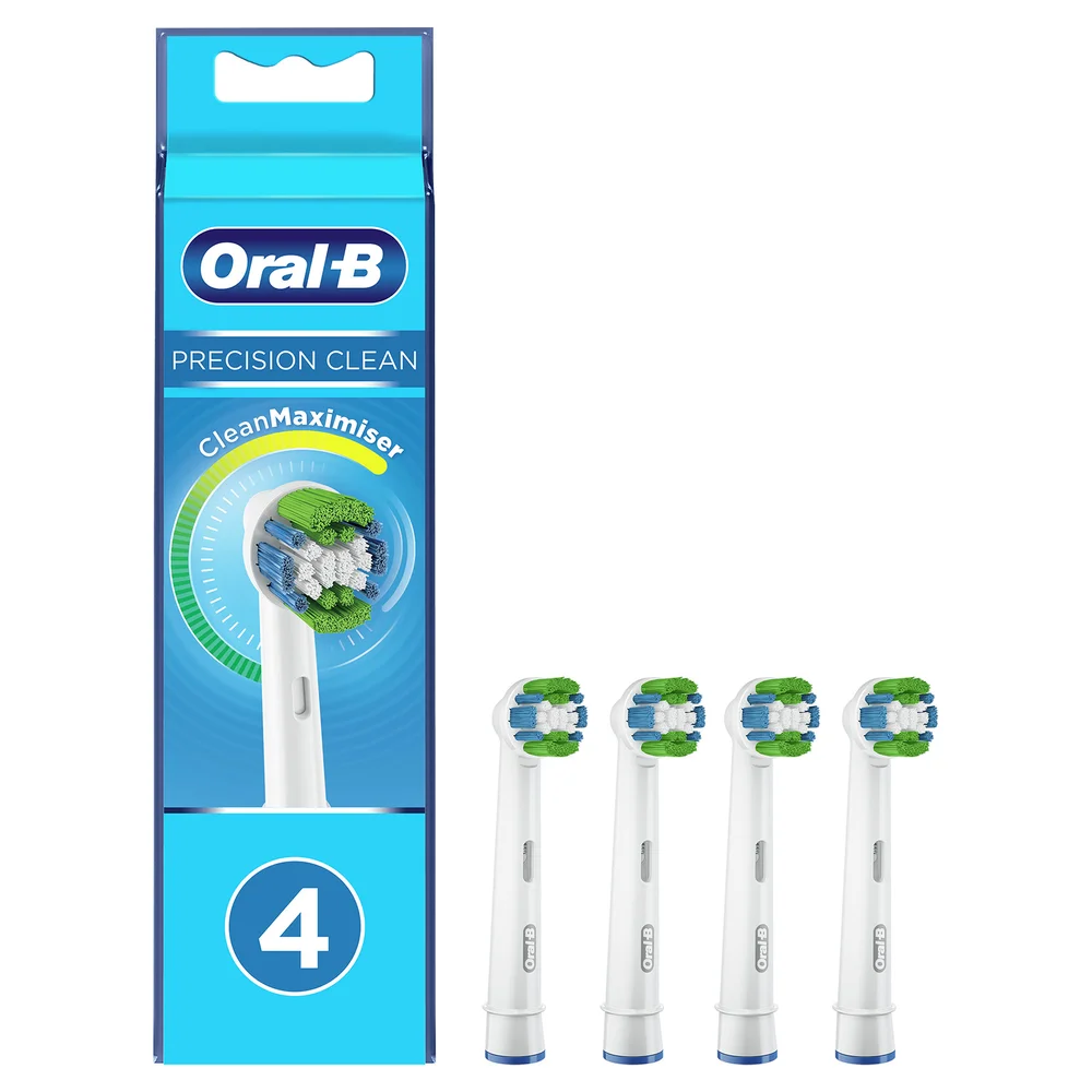 Oral B Precision Clean Toothbrush Head with CleanMaximiser Technology, 4 pack Afbeelding 1