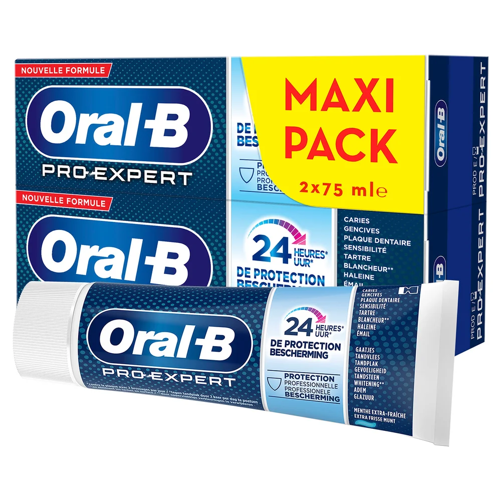 Oral-B Pro-Expert Professionele Bescherming Tandpasta 2x75ml Afbeelding 1