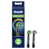 Oral-B Pro Cross Action Zwart Opzetborstels - 2 Stuks