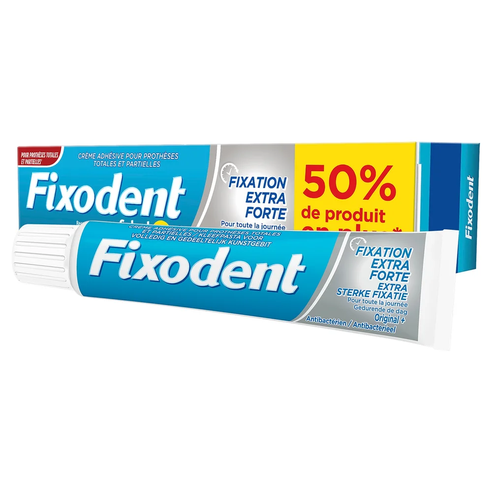 Fixodent Antibacteriële Kleefpasta 70 g Afbeelding 1
