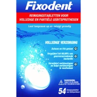 Fixodent Reinigingstabletten 54 stuks