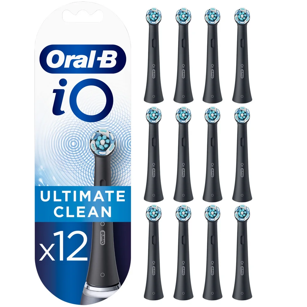 Oral-B iO Ultimate Clean Opzetborstels Zwart, 12 Stuks Afbeelding 1