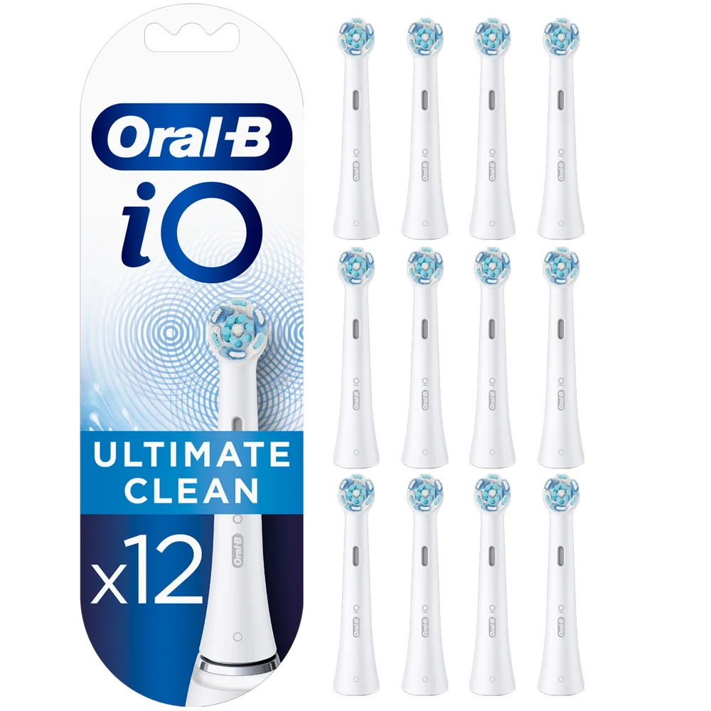 Oral-B iO Ultimate Clean Opzetborstels Wit, 12 Stuks Afbeelding 1