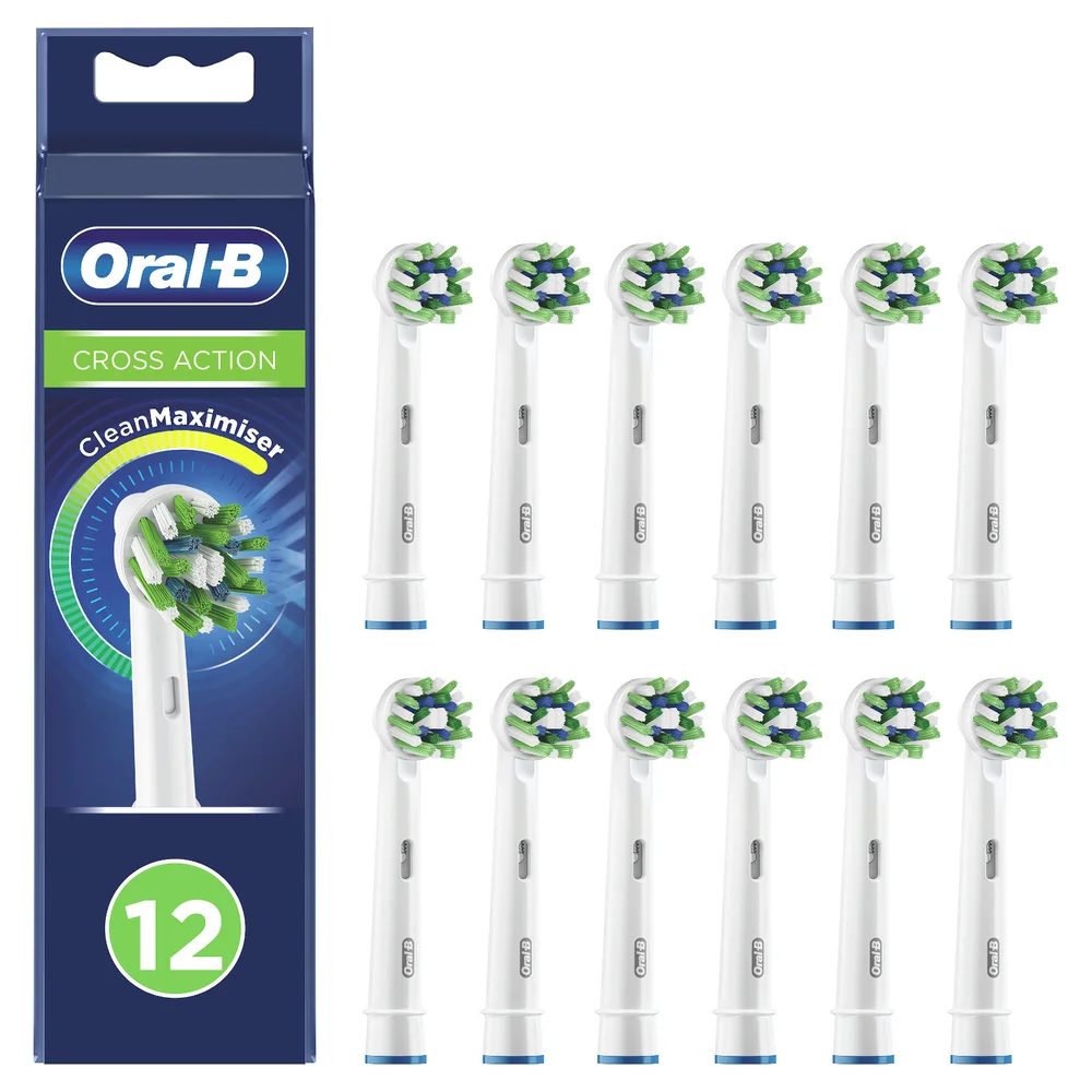 Oral-B Crossaction Opzetborstels Met CleanMaximiser, 12 Stuks Afbeelding 1