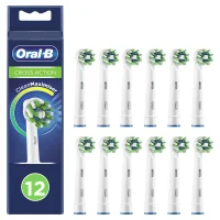 Oral-B Crossaction Opzetborstels Met CleanMaximiser, 12 Stuks