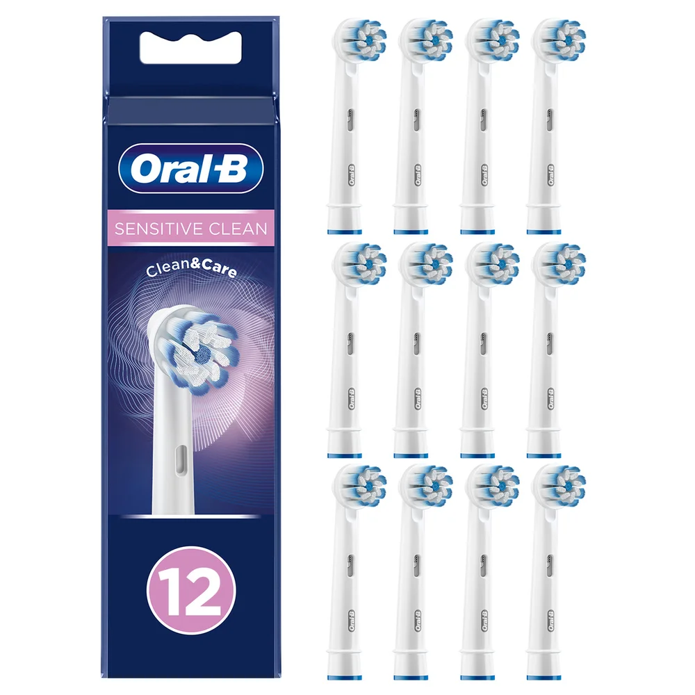 Oral-B Sensitive Clean Opzetborstels, 12 Stuks Afbeelding 1