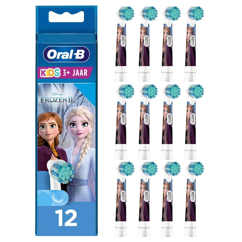 Oral-B Kids Opzetborstels Met Disney Frozen 2-figuren, 12 Stuks Afbeelding 1