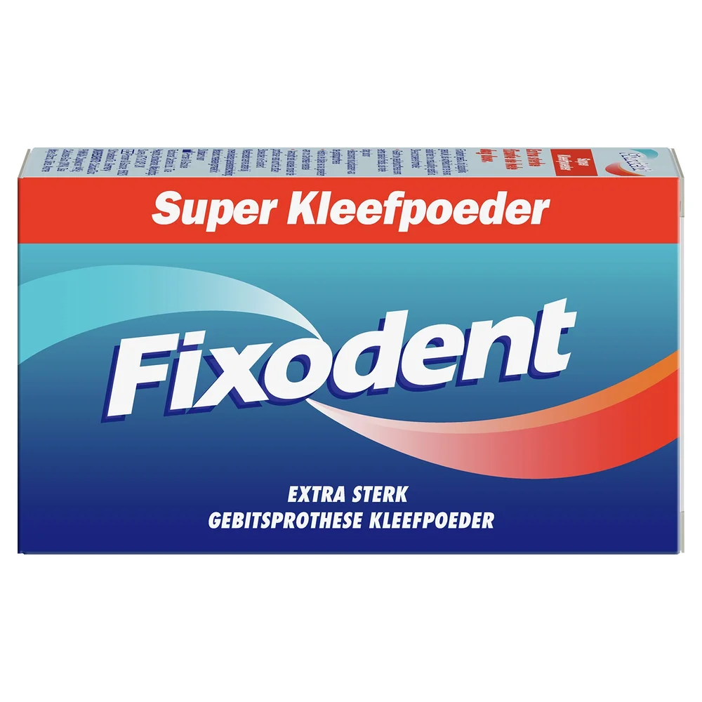 Fixodent Extra Sterk Kunstgebit Kleefpoeder 30g Afbeelding 1