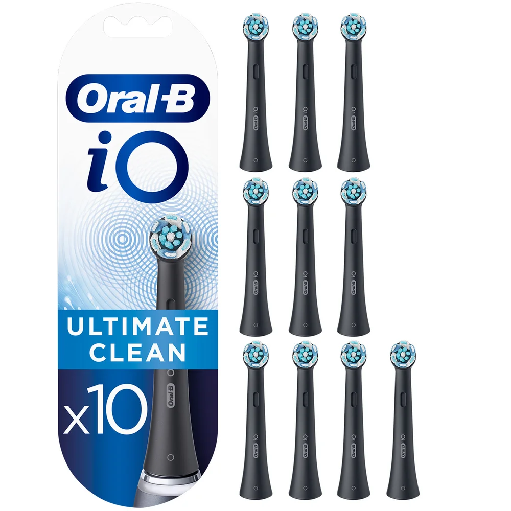 Oral-B iO Ultimate Clean Opzetborstels Zwart, 10 Stuks Afbeelding 1