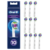 Oral-B 3D White Opzetborstels Met CleanMaximiser, 10 Stuks