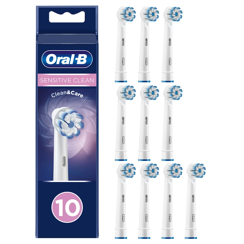 Oral-B Sensitive Clean opzetborstels, 10 Stuks Afbeelding 1