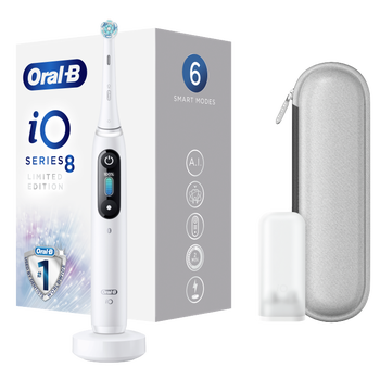Oral-B iO 8 Limited Edition Elektrische Tandenborstel Wit
