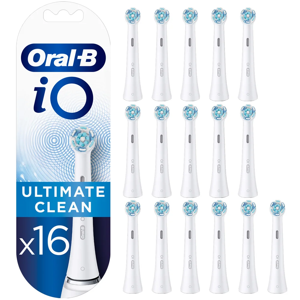Oral-B iO Ultimate Clean Opzetborstels Wit, 16 Stuks Afbeelding 1