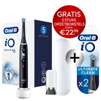 Oral B iO6N Black Lava Electric Toothbrush + 2 Refills
