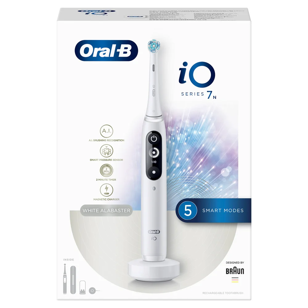 Oral-B iO 7N White Alabaster Elektrische Tandenborstel Afbeelding 1