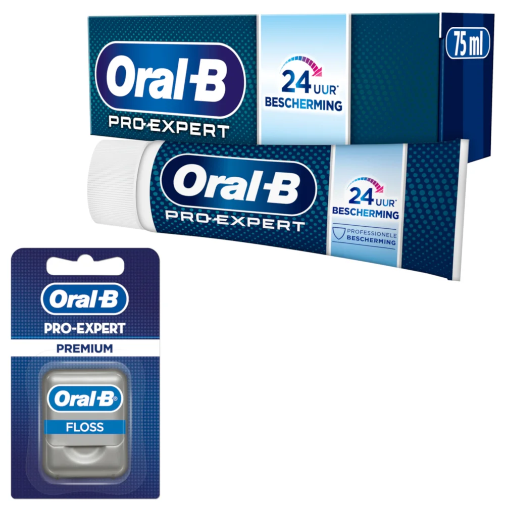 Oral B Pro-Expert Floss & Paste Bundle Afbeelding 1