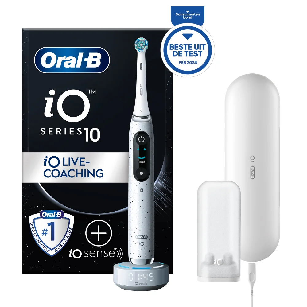 Oral-B iO 10 Stardust Elektrische Tandenborstel Wit Afbeelding 1