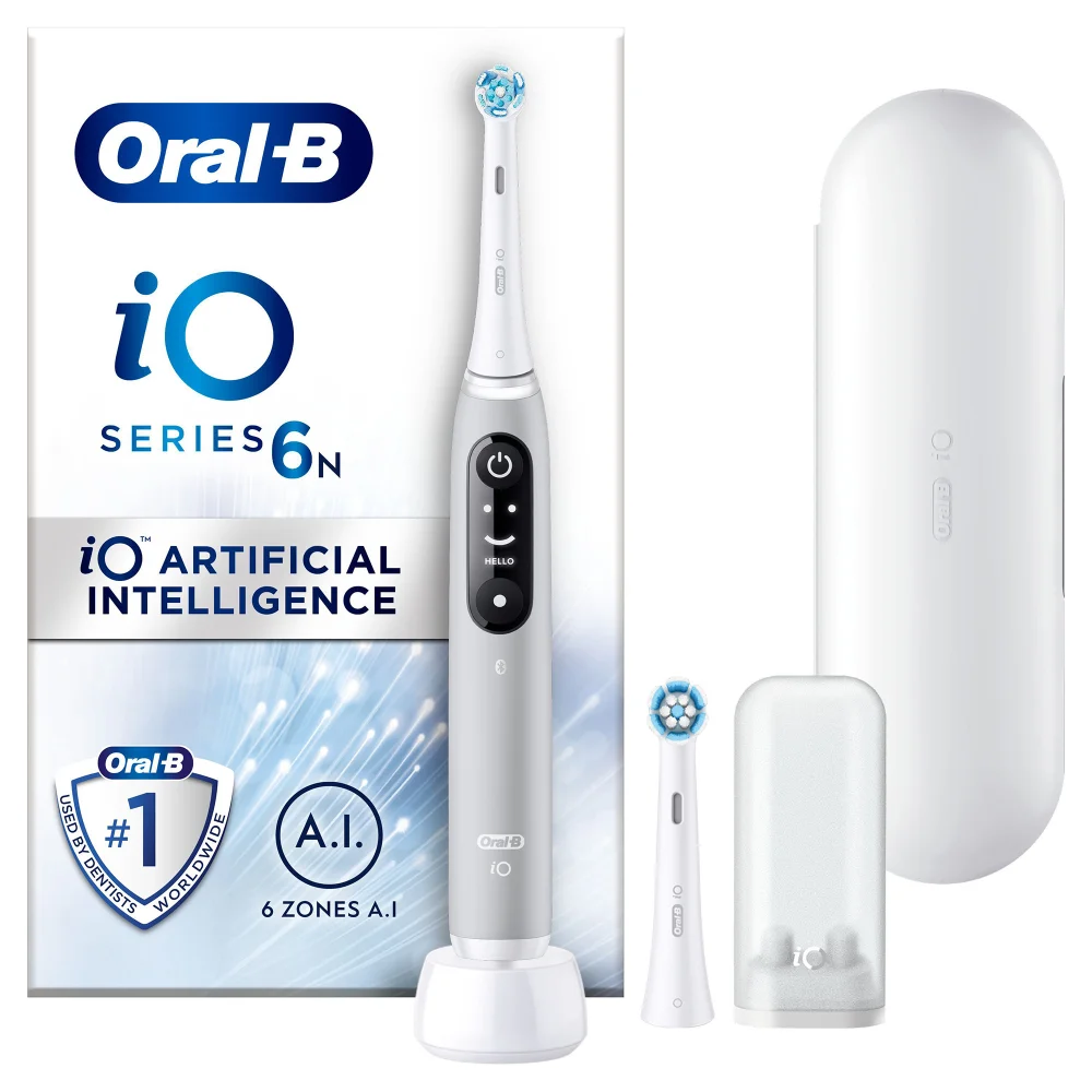 Oral-B iO Series 6N Grey Opal Elektrische Tandenborstel Afbeelding 1