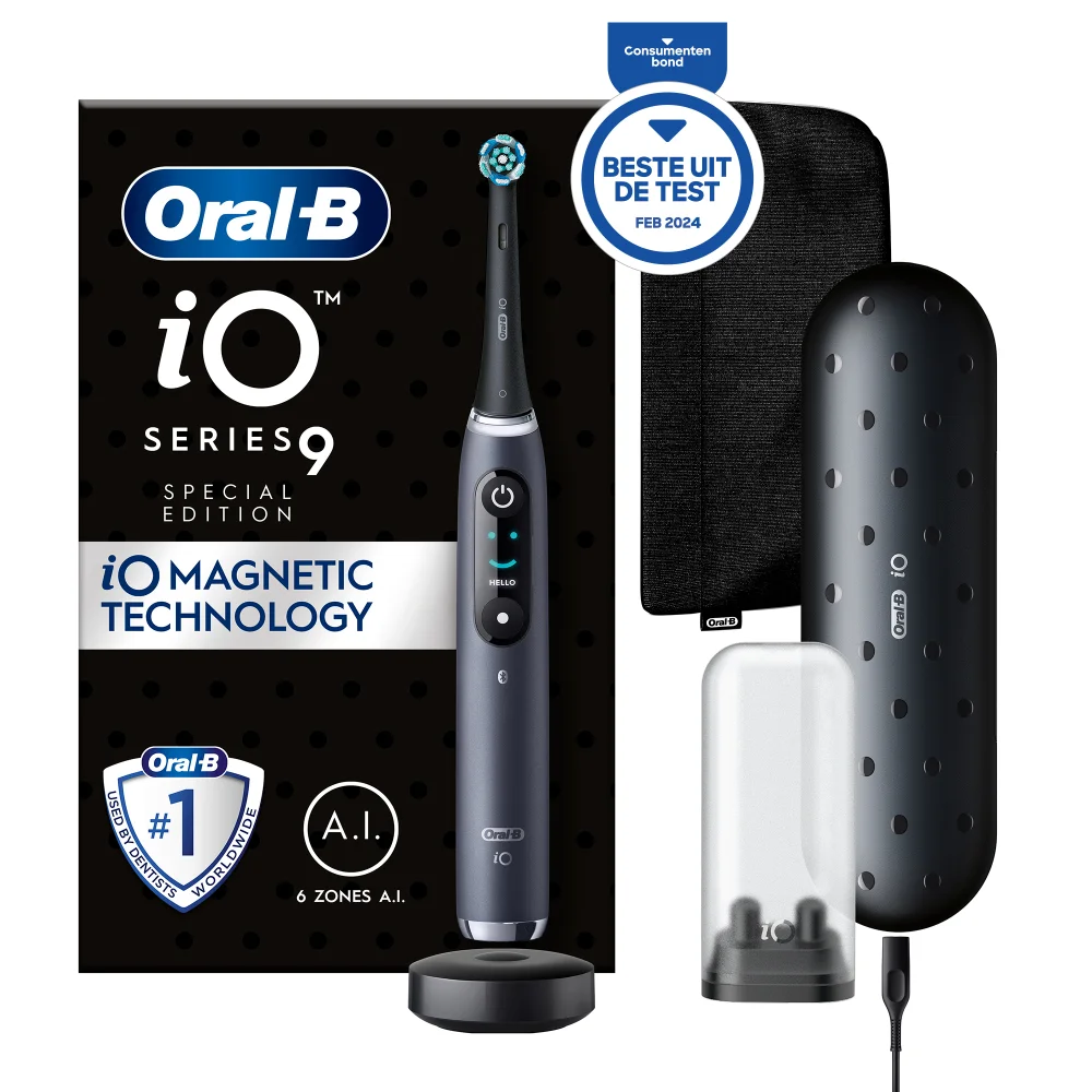 Oral-B iO 9 Special Edition Elektrische Tandenborstel Zwart Onyx Afbeelding 1