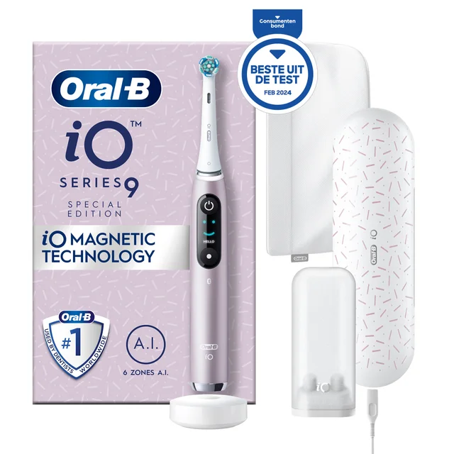 Oral-B iO 9 Special Edition Elektrische Tandenborstel Roze