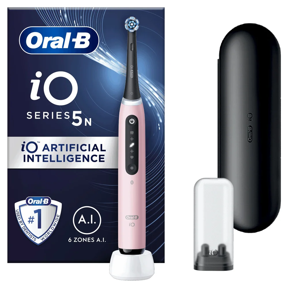 Oral-B iO 5N Elektrische Tandenborstel Roze Afbeelding 1