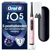 Oral-B iO5N elektrische tandenborstel, met de claim van gepersonaliseerde reiniging en 5 poetsstanden.