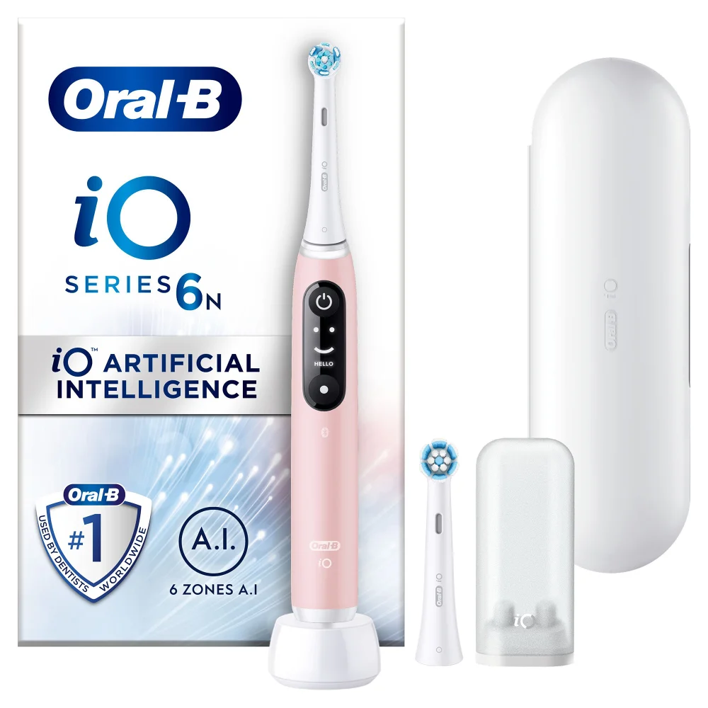 Oral-B iO 6N Elektrische Tandenborstel Roze Afbeelding 1