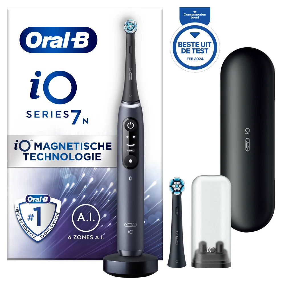 Oral-B iO 7N Elektrische Tandenborstel Zwart Afbeelding 1