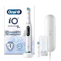 Oral-B iO Series 9N elektrische tandenborstel met magnetische technologie, inclusief reisetui.