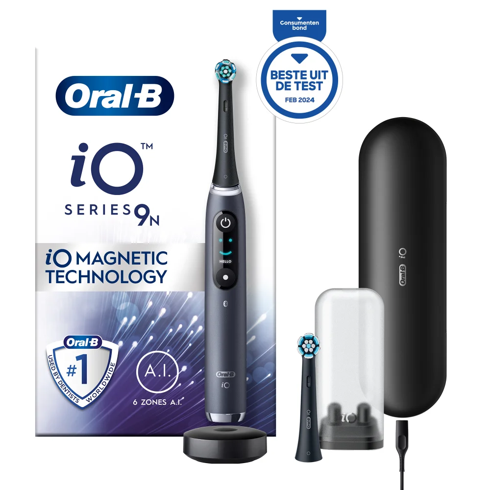 Oral-B iO 9N Elektrische Tandenborstel Zwart Afbeelding 1