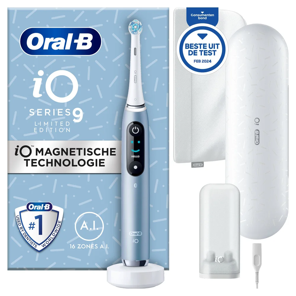 Oral-B iO 9 Special Edition Elektrische Tandenborstel Blauw Afbeelding 1