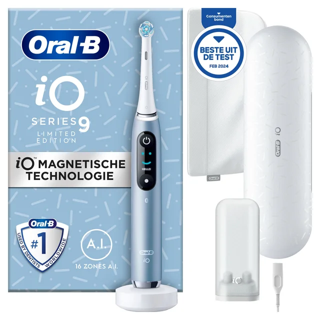 Oral-B iO 9 Special Edition Elektrische Tandenborstel Blauw