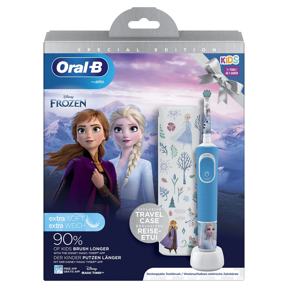 Oral-B Pro Kids Frozen Elektrische Tandenborstel Ontworpen Door Braun Afbeelding 1