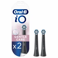 Oral-B iO Gentle Care Opzetborstels Zwart, 2 Stuks