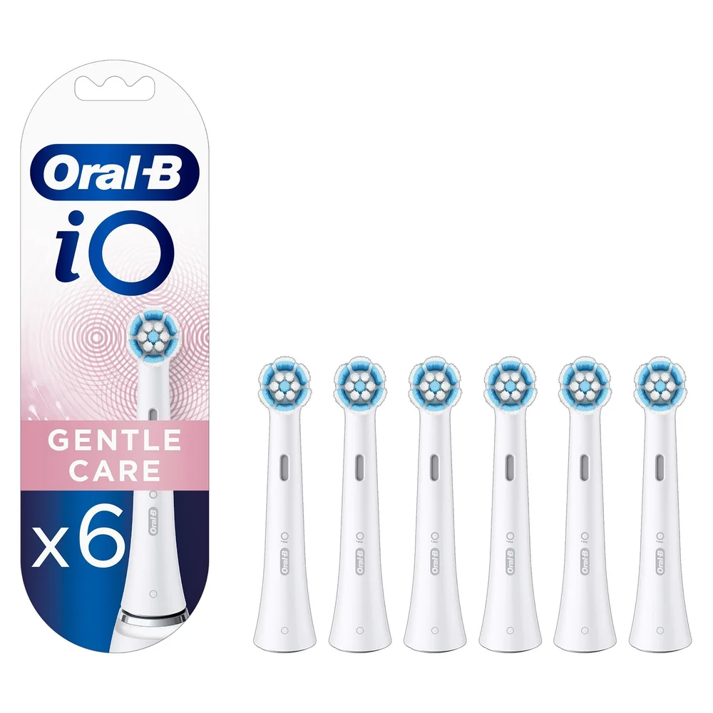 Oral B iO Gentle Care Brush Heads, 6 Pieces Afbeelding 1